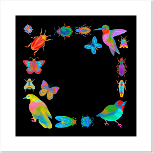 Winged Biodiversity Ring Posters and Art